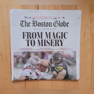 Seahawks Beat Patriots Super Bowl LX Championship Boston Herald Newspaper